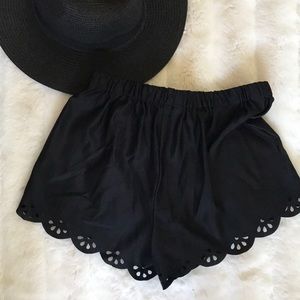 Black shorts